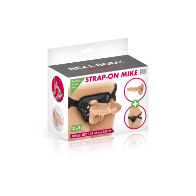 Страпон Real Body - Mike 13 см Страпон Real Body - Mike 13 см