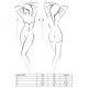Боді з високим вирізом стегна AKITA BODY red L/XL - Passion Exclusive-6