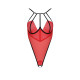 Боді з високим вирізом стегна AKITA BODY red L/XL - Passion Exclusive-4