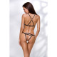 Трусики-стрінги зі стреп Kelis Thong black XXL/XXXL — Passion Exclusive-3