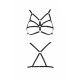 Бюстгальтер-стрепи ARMANDA BRA black L/XL - Passion Exclusive-4