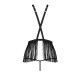 Комплект білизни INDRA SET OpenBra black XXL/XXXL - Passion Exclusive: стрінги, портупея з бахромою-5