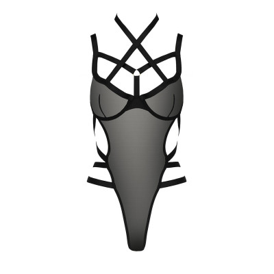 Боді-монокіні HAGAR BODY black S/M - Passion Exclusive
