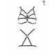 Бюстгальтер-стрепы ARMANDA BRA black XXL/XXXL - Passion Exclusive