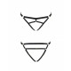 Трусики стрінги зі стреп KELIS THONG black L/XL - Passion Exclusive-4