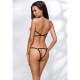 Портупея-боді зі стреп IVENA black L/XL - Passion Exclusive-3