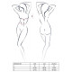 Комплект білизни MORGAN SET OpenBra black L/XL - Passion Exclusive: стрепи: трусики, ліф, пояс-6