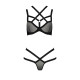 Комплект белья HAGAR SET black S/M - Passion Exclusive: стрэпы: трусики и лиф-4