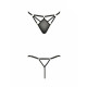 Стрінги зі стреп MEGGY THONG black L/XL - Passion Exclusive-4