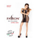 Бодістокінг Passion BS027 black, сукня-сітка на бретелях, дуже відверта-4