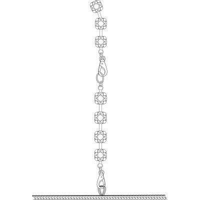 Сукня Noir Handmade F307 Mirage wetlook mini dress with jewelry rhinestone chain - S