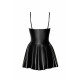 Сукня Noir Handmade F308 Dreamer wetlook corset mini dress with front zipper - XXL-5