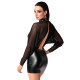 Сукня Noir Handmade F348 Powerwetlook and tulle dress - 5XL-2