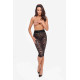 Спідниця Noir Handmade F302 Ambivalence lace up midi skirt - M-4