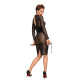 Сукня Noir Handmade F182 Classic dress made of elastic tulle - XL-1