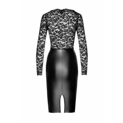 Сукня Noir Handmade F295 Euphoria lace and wetlook midi dress - XL