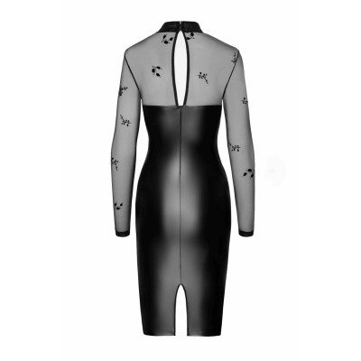 Сукня Noir Handmade F310 Sublime wetlook and flocked mesh midi dress - XL
