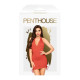 Міні-сукня з відкритою спиною та стрінгами Penthouse - Earth-Shaker Red S/M-2