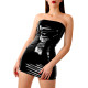 Сексуальна вінілова сукня Art of Sex - Jaklin, розмір L-2XL, колір чорний-1