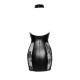 Сукня Noir Handmade F238 Short tulle dress with powerwetlook inserts - XXL-4