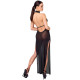 Сукня Noir Handmade F372 Onyx Twin-slit Long dress M-2
