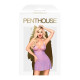 Міні-сукня з мереживним ліфом та стрінгами Penthouse - Bedtime Story Purple M/L-2