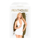 Міні-сукня з відкритою спиною та стрінгами Penthouse - Earth-Shaker White M/L-2