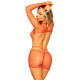 Leg Avenue Cut Out mini dress OS Red-1