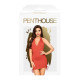 Мінісукня з відкритою спиною та стрінгами Penthouse - Earth-Shaker Red L/XL-2