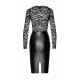 Сукня Noir Handmade F295 Euphoria lace and wetlook midi dress - 3XL-4