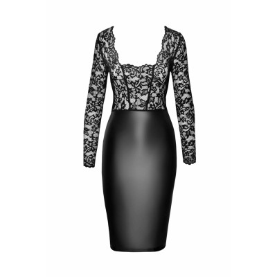 Сукня Noir Handmade F295 Euphoria lace and wetlook midi dress - 3XL