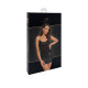 Сукня Noir Handmade F307 Mirage wetlook mini dress with jewelry rhinestone chain - XL-6