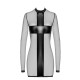Сукня Noir Handmade F369 Crossfire Mesh & Wetlook Mini dress L-4