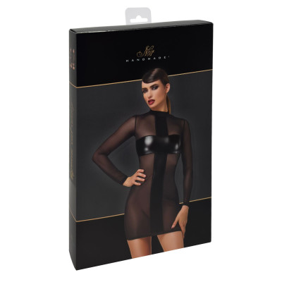 Сукня Noir Handmade F369 Crossfire Mesh & Wetlook Mini dress L