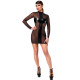 Сукня Noir Handmade F369 Crossfire Mesh & Wetlook Mini dress L-2