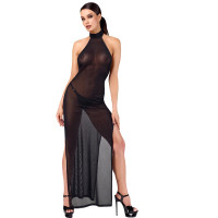 Сукня Noir Handmade F372 Onyx Twin-slit Long dress XL