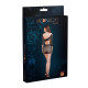 Мінісукня Moonlight Model 07 Black, глибоке декольте, відкрита спинка-2