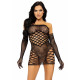Leg Avenue 2 PC Tube dress and gloves OS Black-2