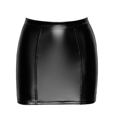 Спідниця Noir Handmade F341 Powerwetlook and lace skirt - 3XL