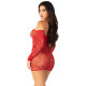Сукня Leg Avenue Seamless Off The Shoulder Mini Dress One Size, Red-3