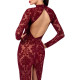 Сукня Noir Handmade F383 Kink Royal gown/long dress S-4