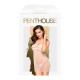 Приталена сорочка-сітка зі стрінгами Penthouse - All Yours White M/L-2