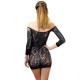 Сукня-сітка з декольте Anne De Ales FETISH DINNER Black S / M, оголене плече-1