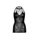Leg Avenue Strappy Lace mini dress OS Black-7