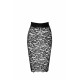 Спідниця Noir Handmade F302 Ambivalence lace up midi skirt - 3XL-5