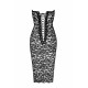 Сукня Noir Handmade F301 Catalyst lace up midi dress - M-5