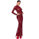 Сукня Noir Handmade F383 Kink Royal gown/long dress M-2