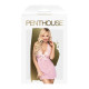 Сорочка з коміром халтером та стрінгами Penthouse - Sweet&Spicy Rose M/L-2
