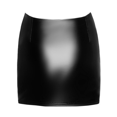 Спідниця Noir Handmade F345 Powerwetlook skirt with garter - 3XL