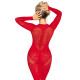Сукня Leg Avenue Lace and Net Bodycon Gown One Size, Red-5